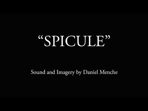 "Spicule" by Daniel Menche