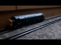 Class 40 052 running light engine 