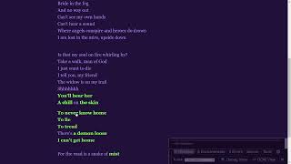 widow&#39;s peak (bat for lashes &quot;cover&quot;)