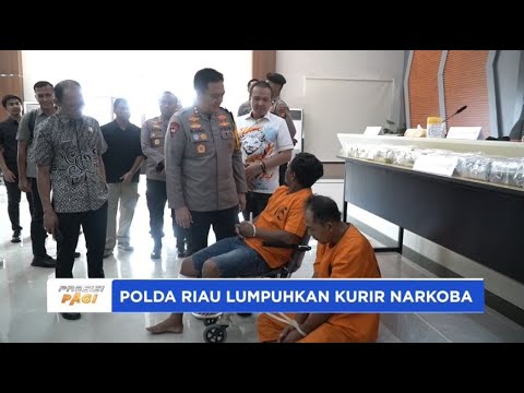 POLDA RIAU LUMPUHKAN KURIR NARKOBA