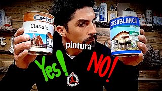 CÓMO barnizar MADERA con PINCEL  "correctamente" con CETOL y BARNIZ