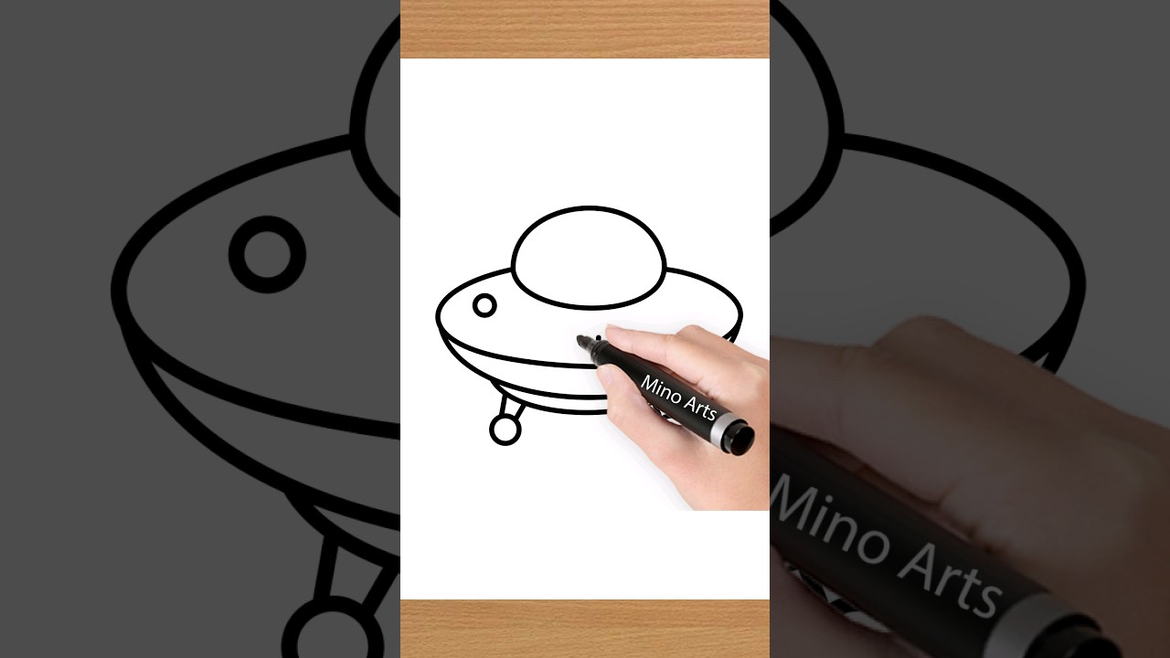 Spaceship drawing.. #minoarts #drawing #spaceship #ytshorts #shortsfeed #shortsviral #newshorts