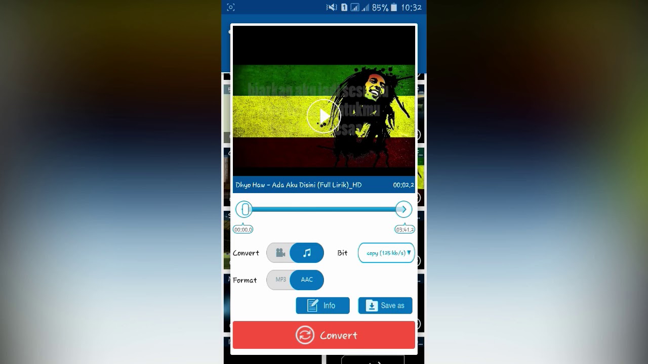 Cara Memisahkan Audio [Mp3] Dalam File Video [Mp4] Di Android #Mp3 Video Converter
