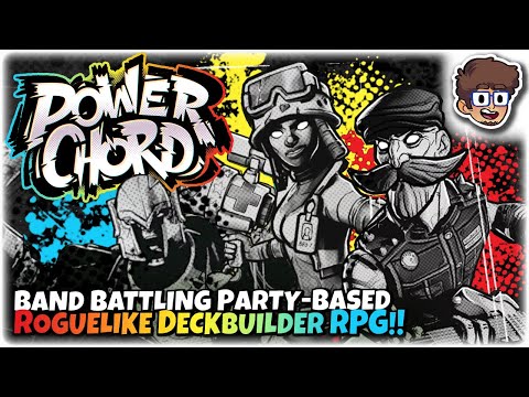 BAND BATTLING PARTY-BASED ROGUELIKE DECKBUILDER!! | Let's Try: Power Chord | Gameplay