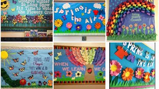 100+ Spring bulletin board ideas |3D Flower for Bulletin board