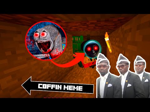 Scary Thomas EXE Tank Engine vs MINIONS in Minecraft - Coffin Meme