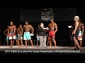 2017 IFBB City Limits Pro Top 5 Trophy Presentation