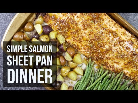 Simple Salmon Sheet Pan Dinner | Quick One Pan Fish Dinner Recipe by Forkly