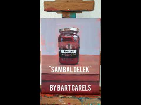 Sambal Oelek (Hot pepper paste) Painting -Time-Lapse Video video thumbnail
