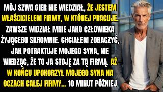 MÓJ SZWAGIER UPOKORZYŁ MOJEGO SYNA W PRACY — Wtedy Ujawniłem, że Jestem Właścicielem Firmy