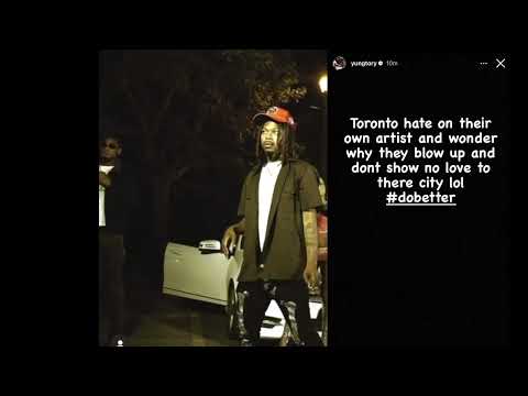 Yung Tory arrested days after calling out TORONTO for lack of support charges unknown