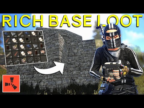RAIDING into a RICH NEIGHBOURS BASE gave us JACKPOT COMPONENTS! - Rust Gameplay Ep 2