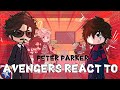 Avengers React To Peter Parker Spiderman Gacha React Spider Man No Way Home