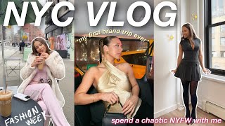 SPEND A WEEK IN NEW YORK WITH ME! ୨୧ *a chaotic but exciting new york fashion week vlog* ੈ✩‧₊˚