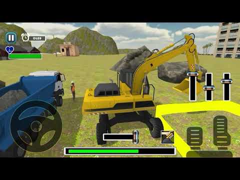 Heavy city construction Simulator 3D builder City excavator loading