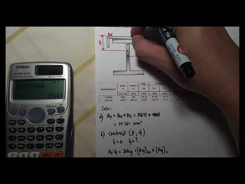 SM1A2 PROPERTIES OF BUILT UP SECTION SAMPLE PROBLEM