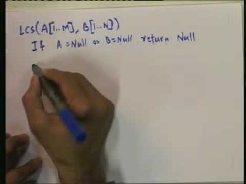 Lecture 19 Longest Common Subsequences