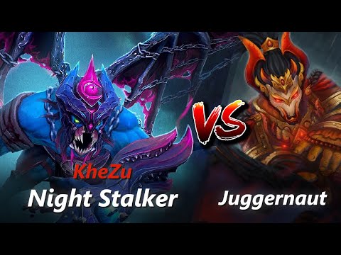 KheZu offlane Night Stalker vs Juggernaut/Dazzle | First 10 minutes