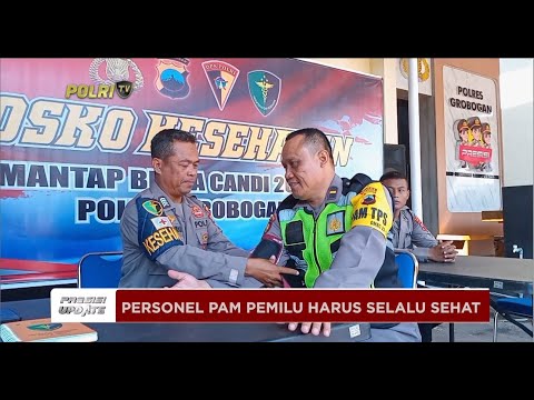 PRESISI UPDATE : POSKO KESEHATAN PAM PEMILU POLES GROBOGAN 21/02/24 8.00