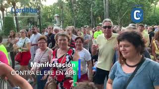 MANIFESTACIÓN en contra del ERE en ABB