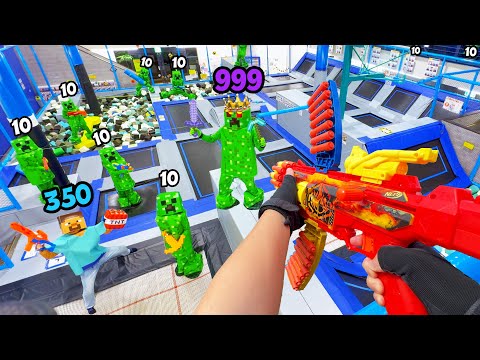 Nerf War | Minecraft Battle 1(Nerf First Person Shooter)
