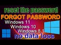 HOW TO RESET Administrator PASSWORD In Windows 11 10 8 1 ️ Without Data Loss ️ Without Software