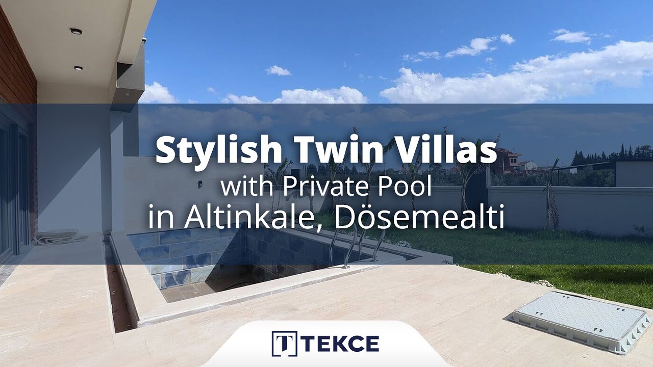 Villas Mitoyennes Dans un Quartier Central à Antalya Dosemealti