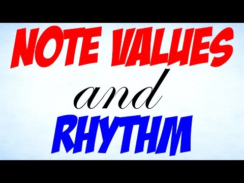 Music Theory - Lesson 2 - Basic Rhythm