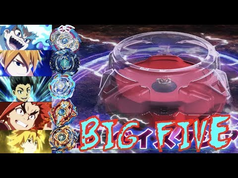 The Big Five VS Infinite Mugen Strike God Valkyrie! | Beyblade Burst Battle