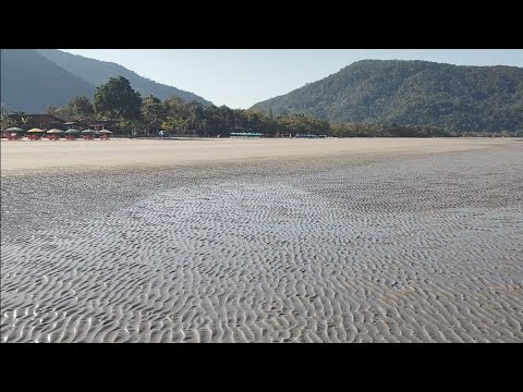 The sea dried up in Ubatuba SP, Saturday 08/23/25