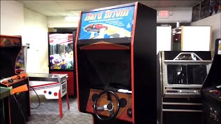 We Fix Atari's Legendary "Hard Drivin" Arcade Game!  Steering, Brakes, PCB Repair WOW!
