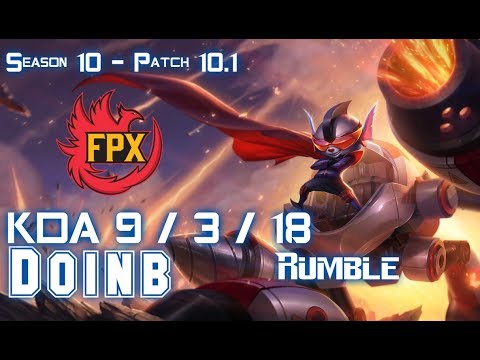 FPX Doinb RUMBLE vs TALON Mid - Patch 10.1 KR Ranked