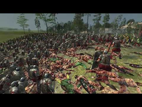 Total War Rome 2- Barbarians attack Roman Village (Cinematic)