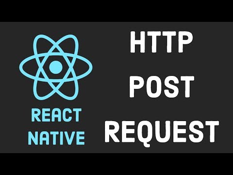 React Native Tutorial 7 Http Post Request