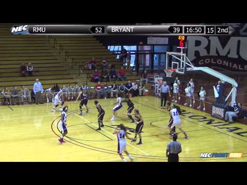WOMEN'S BASKETBALL RMU VS BRYANT HIGHLIGHTS