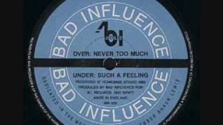 Bad Influence - Never Too Much (Original Mix)