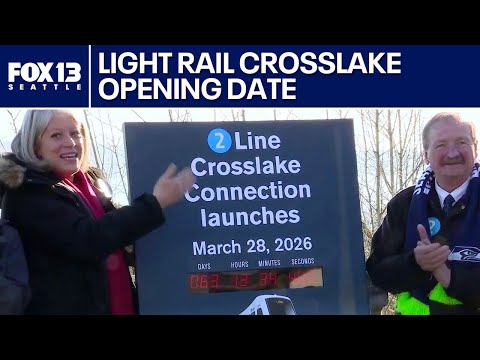 Sound Transit sets March 28 opening for light rail across Lake Washington