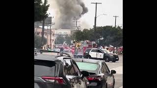 ガーデナ市に住んでいます。家の近くで火事。