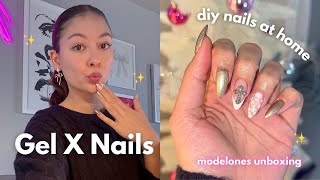 Let's do DIY gel x nails at home ˚୨୧⋆｡˚ ⋆ | EASY + beginner friendly