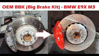 F8X M3/M4 Brakes Retrofitted on a E9X M3