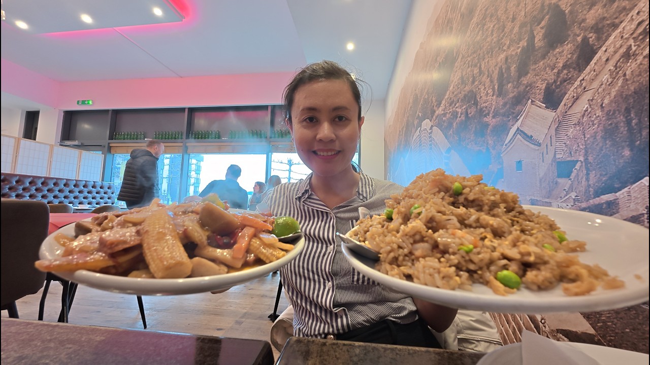 Chinese Restaurant Dishes in a Modern Setting |Dining in|