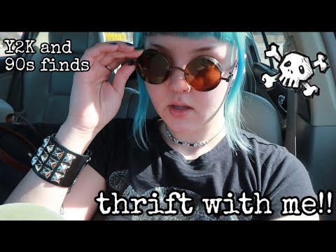 THRIFT WITH ME | 90s and y2k alternative finds