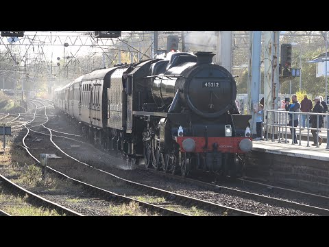 A Carlisle Saturday: Diesel, Electric and Steam Variety. Black 5 45212, 66s, 68s, 88s 26 Oct 24