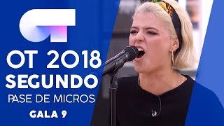 "ALLÍ DONDE SOLÍAMOS GRITAR" - ALBA | SEGUNDO PASE DE MICROS GALA 9 | OT 2018