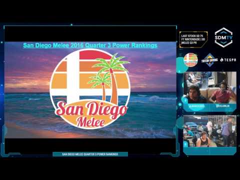 LSSD 75 - San Diego Melee 2016 Quarter 3 Power Rankings - SSBM Smash Melee