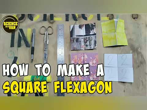 Make and Measure : How to make a Square Flexagon