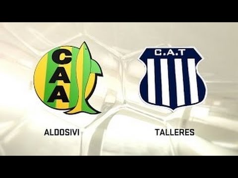 Fútbol en vivo. Aldosivi vs. Talleres. Fecha 5. Torneo de Primera División 2016/2017. FPT