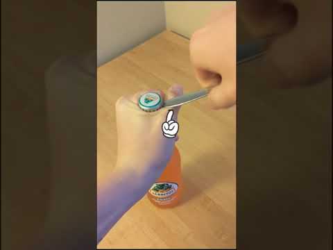 Partytrick: Open a glass bottle with just a spoon.