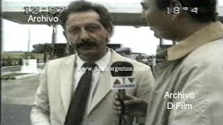 Control de alcoholemia en la ruta 2 con destino a Mar del Plata 1992