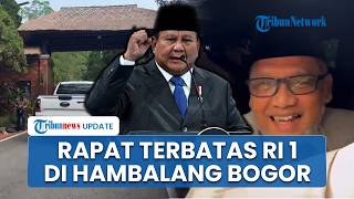 Evaluasi Pelaksanaan Haji, Prabowo Lakukan Rapat Terbatas dengan Menteri di Hambalang Bogor